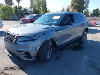 2024 Land Rover Range Rover Velar Dynamic SE with VIN SALYL2EX9RA372092, listed as a IAAI auction lot 40430092 with 6,383 mi miles and . Bid and sale history available at DreamBid. Image 2.