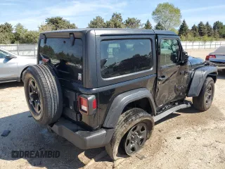 2023 Jeep Wrangler Sport with VIN 1C4HJXAG3PW618988, listed as a Copart auction lot 71615934 with 34,342 mi miles and Salvage title. Bid and sale history available at DreamBid. Image 3.
