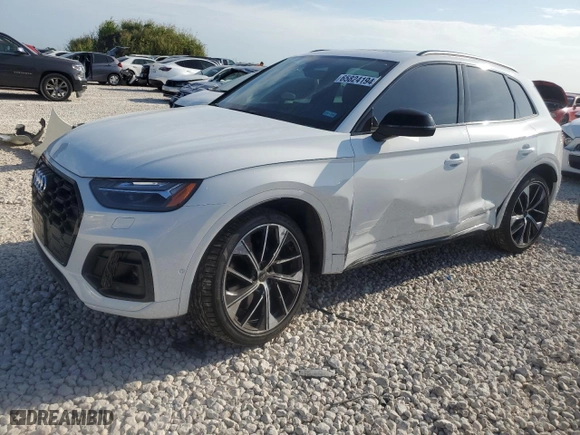 2024 Audi SQ5 Prestige with VIN WA1C4AFY9R2055613, listed as a Copart auction lot 65824194 with 7,941 mi miles and Salvage Title. Bid and sale history available at carsss.com. Image 1.