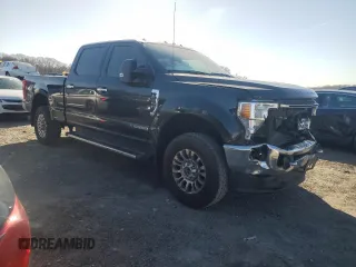 2021 Ford F-350 XL with VIN 1FT7W3BT8MEC96349, listed as a Copart auction lot 49787435 with 40,261 mi miles and Salvage Title. Bid and sale history available at DreamBid. Image 4.