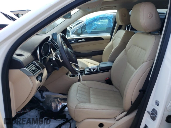 2018 Mercedes-Benz GLS 450 with VIN 4JGDF6EE6JB089646, listed as a Copart auction lot 59665543 with 56,351 mi miles and . Bid and sale history available at DreamBid. Image 7.