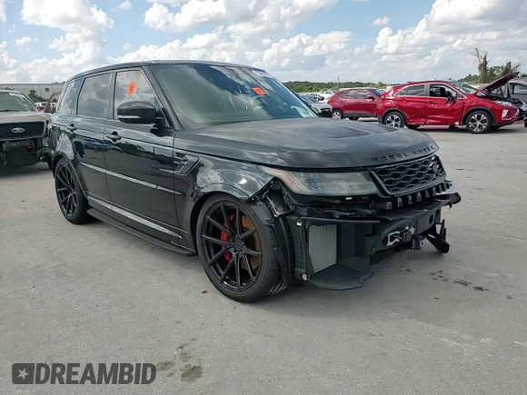 2020 Land Rover Range Rover Sport SVR with VIN SALWZ2RE3LA898711, listed as a Copart auction lot 73490674 with 29,180 mi miles and Non Repairable. Bid and sale history available at carsss.com. Image 14.