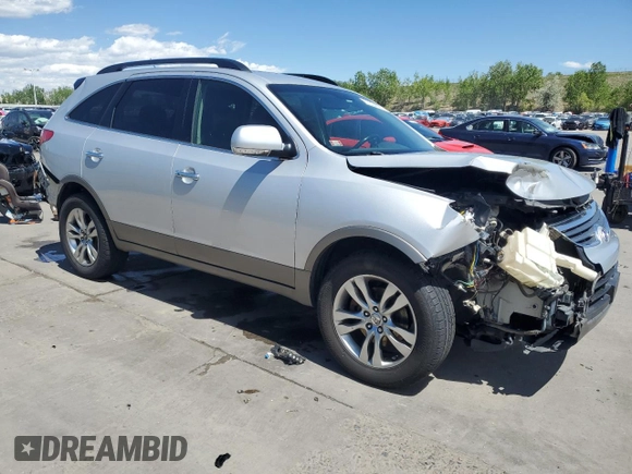 2012 Hyundai Veracruz Limited with VIN KM8NU4CC1CU200630, listed as a Copart auction lot 57304095 with 194,944 mi miles and Salvage title. Bid and sale history available at DreamBid. Image 4.