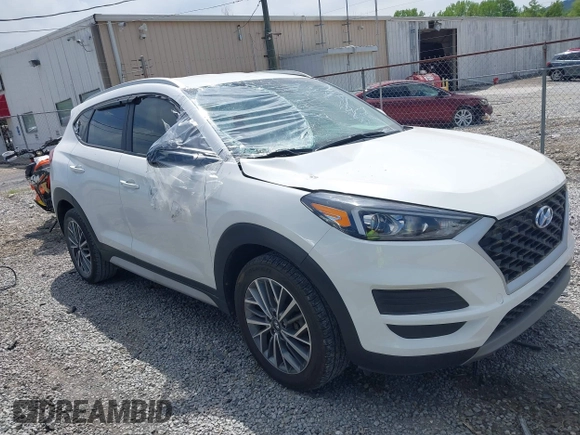 2019 Hyundai Tucson Sport with VIN KM8J33AL5KU066119, listed as a IAAI auction lot 42041651 with 60,281 mi miles. Bid and sale history available at carsss.com. Image 1.