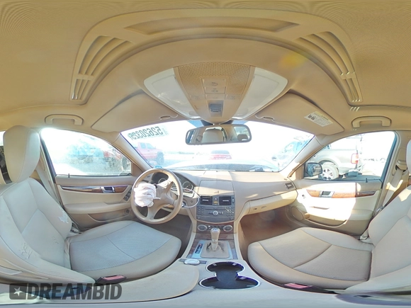 2008 Mercedes-Benz C 300 Sport with VIN WDDGF54X38F073489, listed as a Copart auction lot 52620325 with 130,758 mi miles and Salvage Title. Bid and sale history available at carsss.com. Image 12.