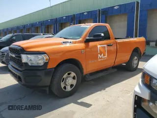 2021 Ram 2500 with VIN 3C6MR4AL2MG627234, listed as a Copart auction lot 53524525 with 166,195 mi miles and Salvage title. Bid and sale history available at DreamBid. Image 1.