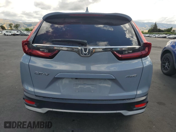 2021 Honda CR-V EX z VIN 2HKRW2H50MH627730, wystawiony jako Copart lot #56968335 z przebiegiem 61 366 mil mil oraz Szkoda całkowita • Salvage title. Historia ofert i sprzedaży dostępna na DreamBid. Obrazek 6.