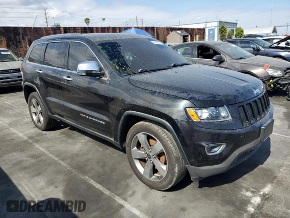 2014 Jeep Grand Cherokee Limited with VIN 1C4RJEBG3EC580734, listed as a Copart auction lot 54830525 with 154,233 mi miles and Salvage Title. Bid and sale history available at DreamBid. Image 4.
