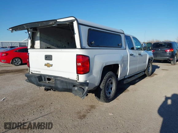 2016 Chevrolet Silverado 1500 Work Truck with VIN 1GCVKNEH8GZ318840, listed as a IAAI auction lot 41351423 with 195,334 mi miles. Bid and sale history available at carsss.com. Image 4.