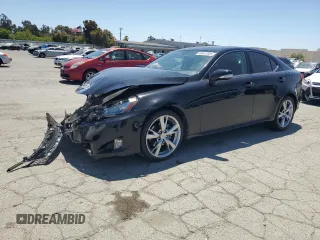 2009 Lexus IS 250 with VIN JTHBK262X95105277, listed as a Copart auction lot 60651605 with 100,921 mi miles and Salvage title. Bid and sale history available at DreamBid. Image 1.