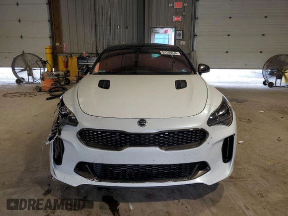 2021 Kia Stinger GT1 with VIN KNAE45LC6M6096214, listed as a Copart auction lot 64256044 with 27,625 mi miles and Salvage Title. Bid and sale history available at DreamBid. Image 5.