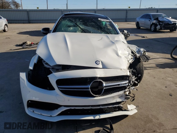 2017 Mercedes-Benz C 63 S AMG with VIN WDDWJ8HB2HF546597, listed as a Copart auction lot 43569455 with Not Provided miles and Salvage Title. Bid and sale history available at carsss.com. Image 5.