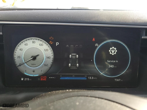 2024 Hyundai Tucson Limited with VIN 5NMJECDE3RH437937, listed as a Copart auction lot 42158495 with 7,367 mi miles and Salvage Title. Bid and sale history available at carsss.com. Image 9.