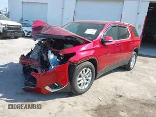 2021 Chevrolet Traverse LT Cloth with VIN 1GNEVGKW1MJ100973, listed as a IAAI auction lot 41477074 with 56,167 mi miles. Bid and sale history available at carsss.com. Image 17.