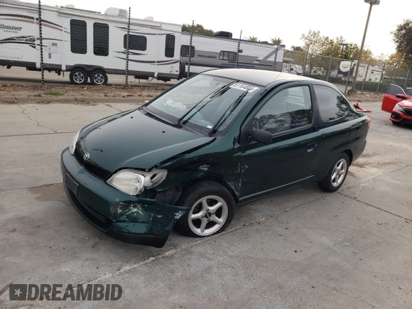 2000 Toyota ECHO with VIN JTDAT1233Y0080978, listed as a Copart auction lot 81164804 with 80,335 mi miles and Salvage Title. Bid and sale history available at DreamBid. Image 1.