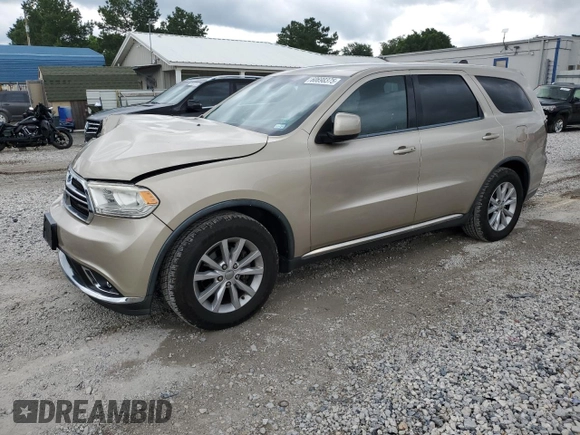 2014 Dodge Durango SXT with VIN 1C4RDHAG6EC412645, listed as a Copart auction lot 60698375 with 164,236 mi miles and Salvage title. Bid and sale history available at DreamBid. Image 1.