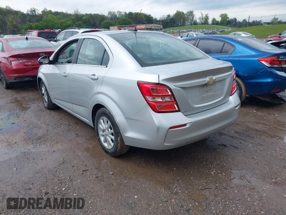 2018 Chevrolet Sonic LT with VIN 1G1JD5SH2J4103402, listed as a IAAI auction lot 41997793 with 125,347 mi miles and . Bid and sale history available at DreamBid. Image 3.