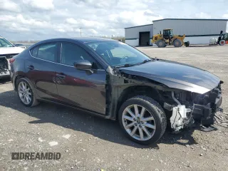 2017 Mazda 3 Touring with VIN 3MZBN1V71HM143468, listed as a Copart auction lot 55250265 with 61,611 mi miles and Salvage Title. Bid and sale history available at DreamBid. Image 4.