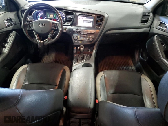 2013 Kia Optima Hybrid LX with VIN KNAGM4AD9D5052938, listed as a Copart auction lot 71797564 with 123,602 mi miles and Salvage Title. Bid and sale history available at carsss.com. Image 8.