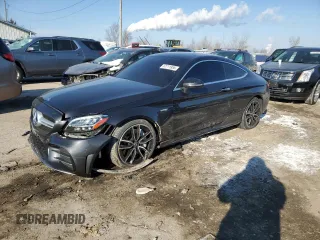 2020 Mercedes-Benz C 43 AMG z VIN WDDWJ6EB4LF981297, wystawiony jako Copart lot #87711955 z przebiegiem Nie podano mil oraz Szkoda całkowita • Salvage title. Historia ofert i sprzedaży dostępna na DreamBid. Obrazek 1.