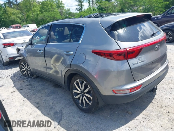 2019 Kia Sportage EX with VIN KNDPN3AC5K7591849, listed as a IAAI auction lot 42166917 with 50,984 mi miles and . Bid and sale history available at DreamBid. Image 3.