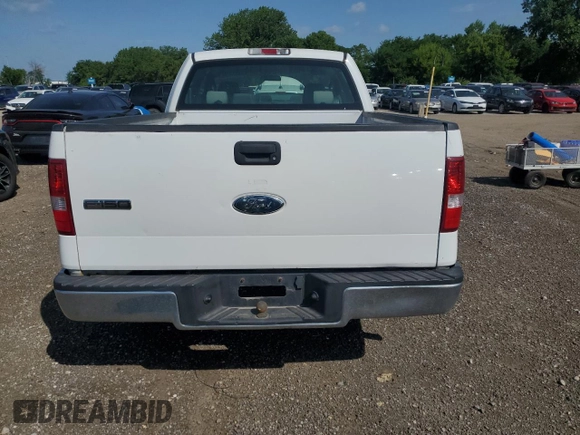 2007 Ford F-150 STX with VIN 1FTRX12W47FB00233, listed as a Copart auction lot 61870565 with 205,846 mi miles and Clean title. Bid and sale history available at DreamBid. Image 6.
