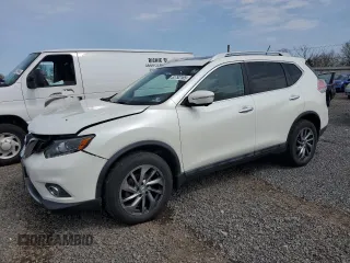 2015 Nissan Rogue SL with VIN 5N1AT2MV6FC798214, listed as a Copart auction lot 52792185 with 111,981 mi miles and Salvage Title. Bid and sale history available at carsss.com. Image 1.