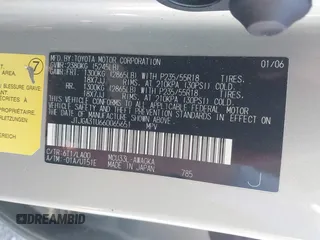 2006 Lexus RX 330 с VIN JTJGA31U660065651, выставлен на аукционе IAAI как лот 41306928 с пробегом 166 920 миль миль и . История ставок и продаж доступна на DreamBid. Изображение 9.