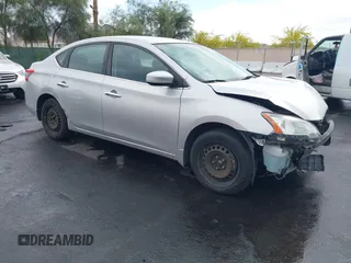 2014 Nissan Sentra S with VIN 3N1AB7AP5EL680770, listed as a IAAI auction lot 42196592 with 88,599 mi miles and . Bid and sale history available at DreamBid. Image 1.