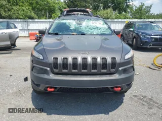 2017 Jeep Cherokee Trailhawk with VIN 1C4PJMBS2HW524373, listed as a Copart auction lot 62162765 with 67,429 mi miles and Salvage title. Bid and sale history available at DreamBid. Image 5.