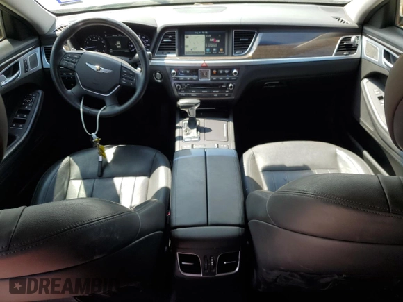 2018 Genesis G80 3.8L with VIN KMHGN4JE1JU216608, listed as a Copart auction lot 69066284 with 65,386 mi miles and Clean Title. Bid and sale history available at carsss.com. Image 8.