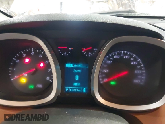 2016 Chevrolet Equinox LTZ with VIN 2GNFLGE32G6176473, listed as a IAAI auction lot 41312198 with 136,123 mi miles. Bid and sale history available at carsss.com. Image 7.