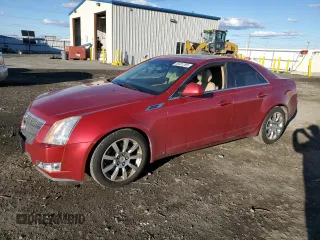 2008 Cadillac CTS AWD w/1SB with VIN 1G6DS57V080194943, listed as a Copart auction lot 48381265 with 128,446 mi miles and Salvage Title. Bid and sale history available at carsss.com. Image 1.