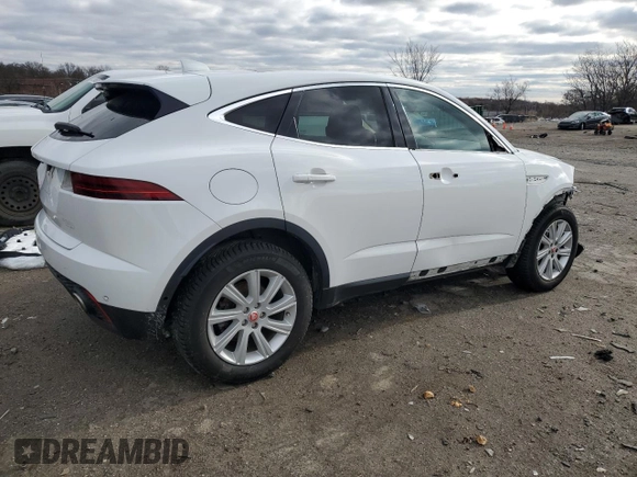 2018 Jaguar E-Pace S with VIN SADFJ2FX5J1Z11559, listed as a Copart auction lot 48221765 with 113,129 mi miles and Salvage Title. Bid and sale history available at DreamBid. Image 3.