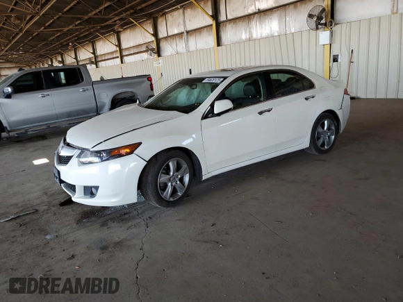 2010 Acura TSX with VIN JH4CU2F66AC015271, listed as a Copart auction lot 54620125 with 46,482 mi miles and Salvage Title. Bid and sale history available at carsss.com. Image 1.