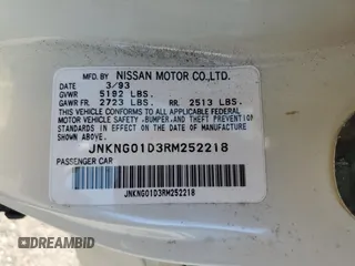 1994 Infiniti Q45 z VIN JNKNG01D3RM252218, wystawiony jako Copart lot #77230944 z przebiegiem 69 069 mil mil oraz Tytuł czysty. Historia ofert i sprzedaży dostępna na DreamBid. Obrazek 12.