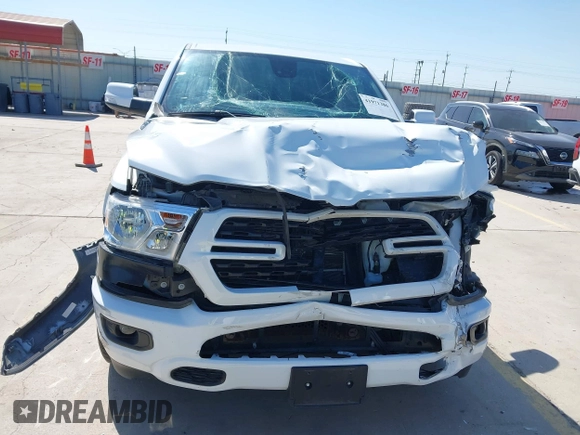 2022 Ram 1500 Big Horn with VIN 1C6RREBG5NN446070, listed as a IAAI auction lot 41971386 with 30,027 mi miles and . Bid and sale history available at DreamBid. Image 13.