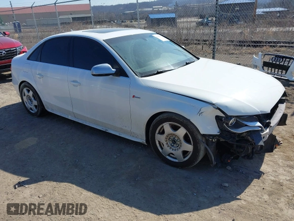 2012 Audi S4 Premium Plus z VIN WAUDGAFL2CA100391, wystawiony jako IAAI lot #41393737 z przebiegiem 133 125 mil mil oraz . Historia ofert i sprzedaży dostępna na DreamBid. Obrazek 1.