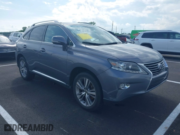 2015 Lexus RX 350 with VIN 2T2ZK1BA5FC160172, listed as a IAAI auction lot 42074483 with 190,642 mi miles and . Bid and sale history available at carsss.com. Image 1.