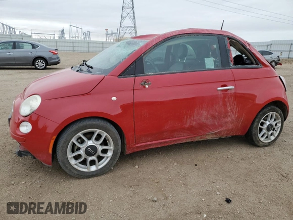 2015 FIAT 500 Pop z VIN 3C3CFFAR5FT545641, wystawiony jako Copart lot #43818425 z przebiegiem 135 264 mil mil oraz Szkoda całkowita • Salvage title. Historia ofert i sprzedaży dostępna na DreamBid. Obrazek 1.