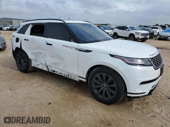 2019 Land Rover Range Rover Velar S with VIN SALYB2FV0KA220823, listed as a Copart auction lot 59309164 with 44,102 mi miles and Salvage title. Bid and sale history available at DreamBid. Image 4.