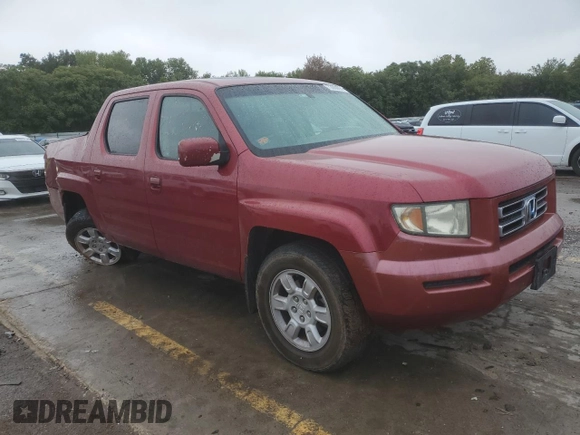 2006 Honda Ridgeline RTL with VIN 2HJYK16576H545179, listed as a Copart auction lot 72609694 with 197,758 mi miles and Salvage Title. Bid and sale history available at carsss.com. Image 4.
