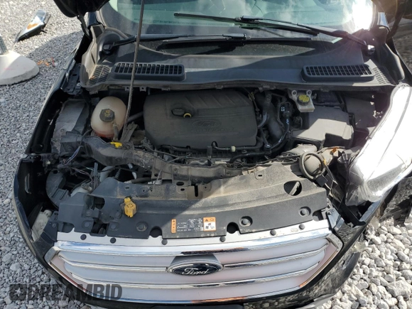 2017 Ford Escape SE with VIN 1FMCU9GDXHUC69976, listed as a Copart auction lot 53529355 with 127,074 mi miles and Salvage Title. Bid and sale history available at DreamBid. Image 13.