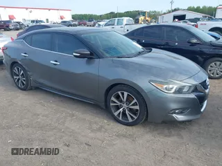 2016 Nissan Maxima SL with VIN 1N4AA6AP8GC430051, listed as a IAAI auction lot 41983059 with 166,786 mi miles and . Bid and sale history available at DreamBid. Image 1.