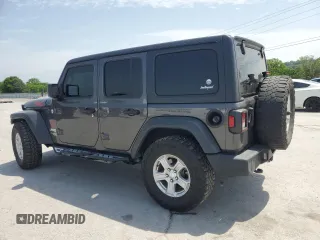 2020 Jeep Wrangler Unlimited Sport S z VIN 1C4HJXDG1LW340016, wystawiony jako Copart lot #56994965 z przebiegiem 38 259 mil mil oraz Szkoda całkowita • Salvage title. Historia ofert i sprzedaży dostępna na DreamBid. Obrazek 2.