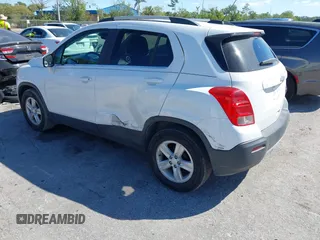 2016 Chevrolet Trax LT with VIN 3GNCJLSB5GL141743, listed as a IAAI auction lot 41795102 with 159,024 mi miles. Bid and sale history available at carsss.com. Image 3.