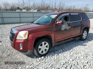 2010 GMC Terrain SLE-1 with VIN 2CTALBEW7A6352011, listed as a Copart auction lot 47092745 with 109,798 mi miles and Salvage Title. Bid and sale history available at carsss.com. Image 1.