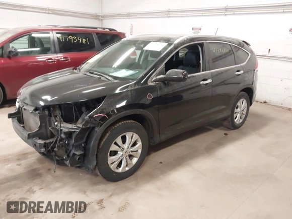 2013 Honda CR-V EX-L with VIN 2HKRM4H7XDH627009, listed as a IAAI auction lot 41794220 with 244,323 mi miles. Bid and sale history available at carsss.com. Image 18.