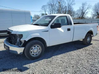 2014 Ford F-150 XL with VIN 1FTNF1CF2EKG40944, listed as a Copart auction lot 45342825 with 43,854 mi miles and Salvage Title. Bid and sale history available at carsss.com. Image 1.