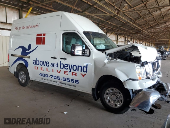 2021 Nissan NV SV with VIN 1N6AF0LY1MN806634, listed as a Copart auction lot 68228664 with 181,076 mi miles and Salvage Title. Bid and sale history available at carsss.com. Image 4.
